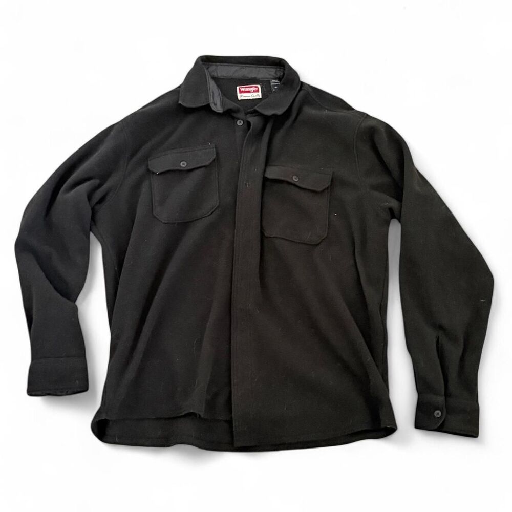 Wrangler Men's Black Fleece Jacket - Size XL